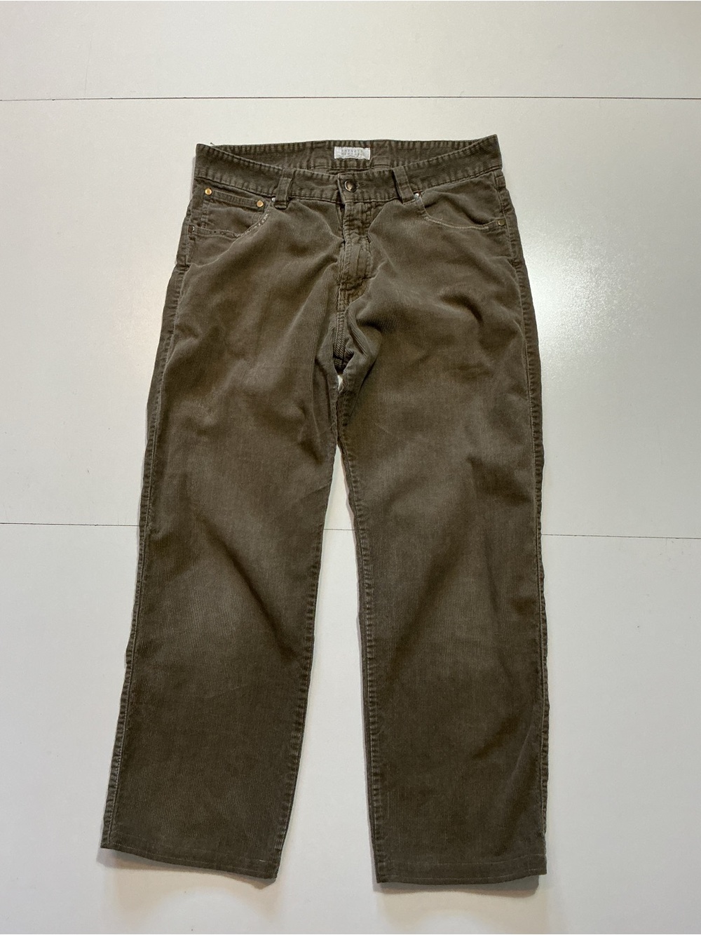 Vintage Barney's New York Brown Corduroy Cords Made In Italy Men's Pants